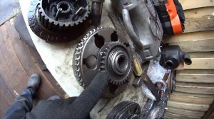 Замена барабана сцепления и полумесяца кикстартера. Иж Планета 5 Восстановление.