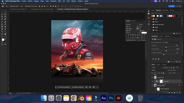 ?️ Photoshop Tutorial | Poster Deportivo F1 + PSD EDITABLE | F1 Sport Poster + PSD File смотреть онлайн