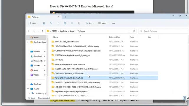 Fix Microsoft Store Error 0x80073cf3 смотреть онлайн
