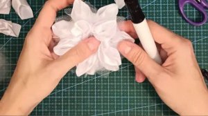 МК ? пышные и нарядные бантики из атласной ленты 5 см?✨