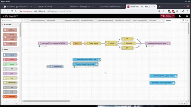 More event driven home automation in Node Red and Hass смотреть онлайн