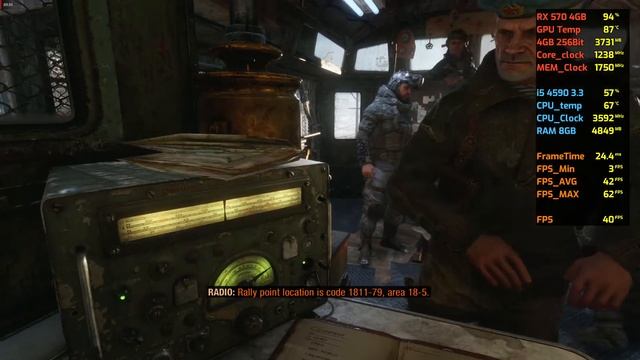 Metro Exodus - RX 570 4GB - i5 4590 - 8GB Ram - 1080p смотреть онлайн