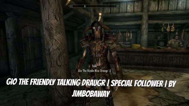 Skyrim SE Xbox One Mods|Gio The Friendly Talking Draugr | Special Follower | смотреть онлайн