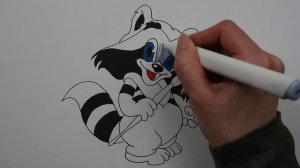 Как нарисовать Крошку Енота  Раскраски для детей