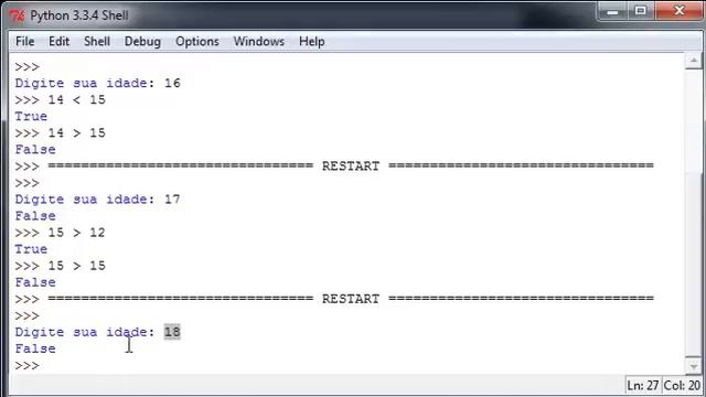 Aulas Python - 008 - A Variável Booleana, Operadores de Comparação смотреть онлайн