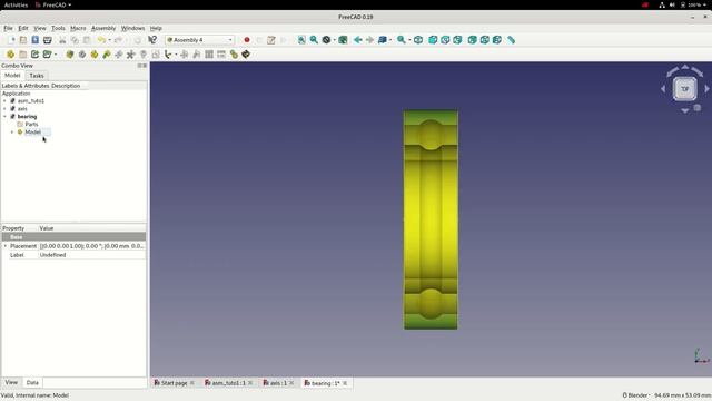 FreeCAD Tutorial - Assembly 4 Workbench смотреть онлайн