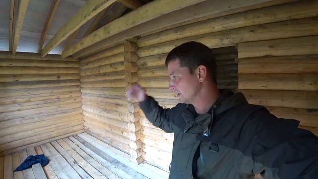 Обзор Бани 6х6 ОЦБ 22 диаметра на Сваях смотреть онлайн