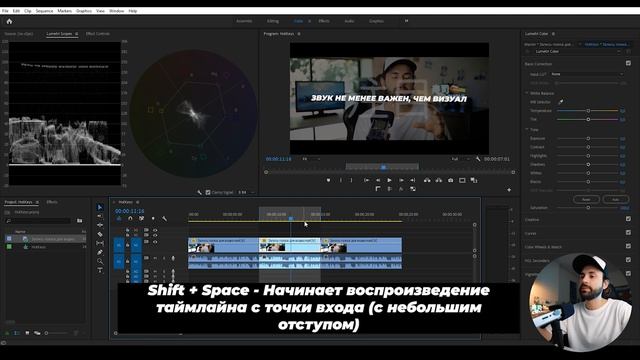 Горячие клавиши Premiere Pro смотреть онлайн