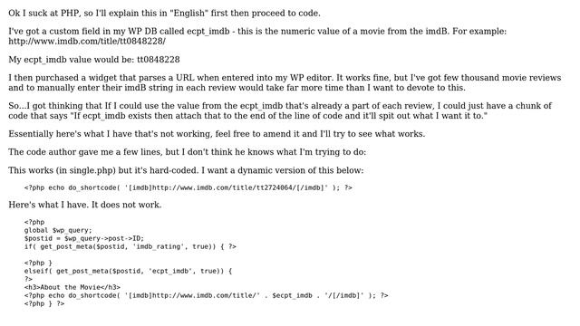 Wordpress: do_shortcode with custom field смотреть онлайн