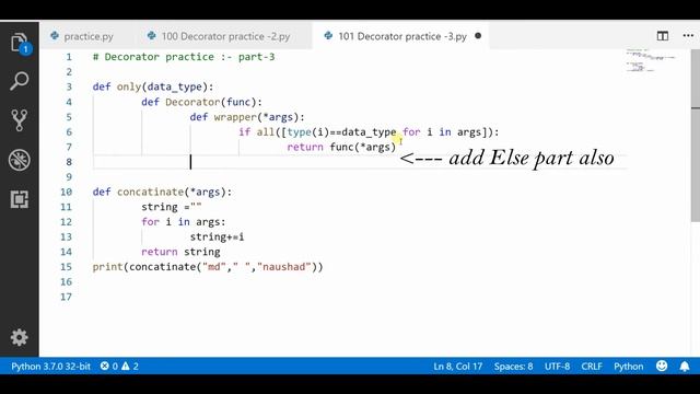 Decorator Practice Part 3 || Python tutorial смотреть онлайн