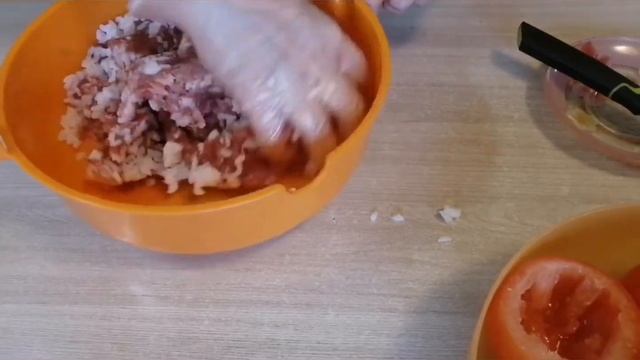 Помидоры фаршированные с мясом и рисом.??? смотреть онлайн