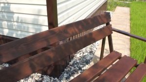 Садовая лавочка своими руками