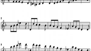 Чёрное и белое. Саксофон-альт. Ноты.