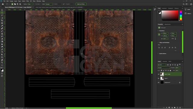 Class29 - Create Book Texture in Photoshop Using UW MAP in Autodesk Maya for Beginners in Hindi смотреть онлайн