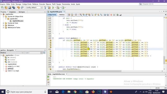 Como fazer jogo da velha simples em java смотреть онлайн