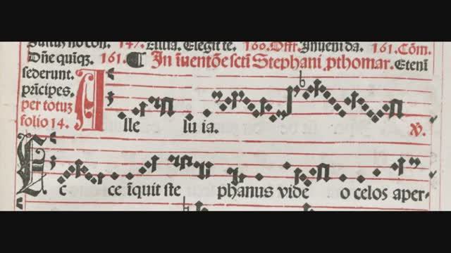 Alleluia Ecce inquit cum Sequentia Exultemus et letemur.