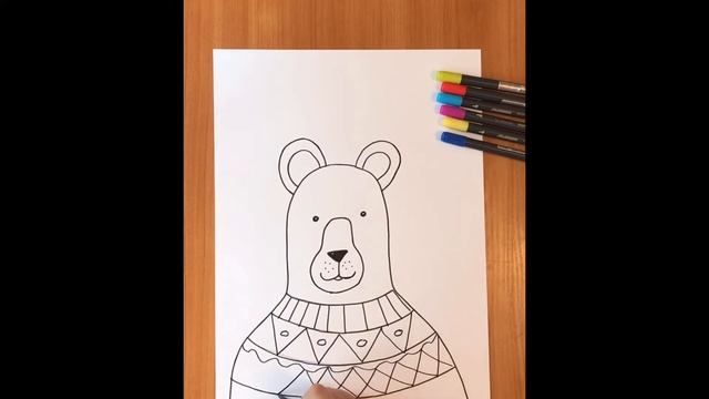 Мишка в свитере смотреть онлайн