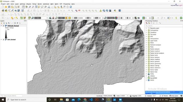 How to make Hillshade map in QGIS? смотреть онлайн