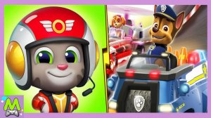 Говорящий Том vs Щенячий Патруль.Пилоты против Гонщиков.Том против Райдера.Кто Круче