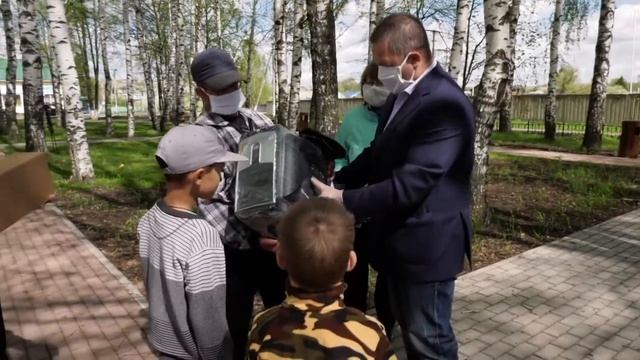 НРОО "Совет Отцов Города" Нижнего Новгорода помог семьям г. Сергач, Нижегородской области. смотреть онлайн
