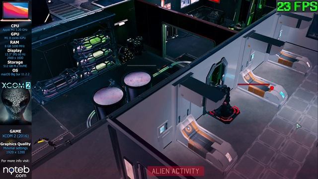 XCOM 2 - Apple MacBook AIR M1 [ 8-core ]