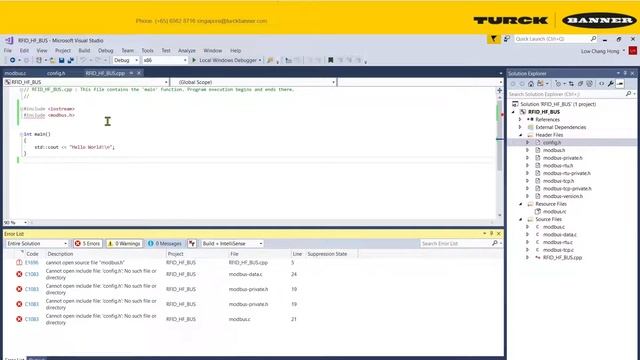 How To Use Modbus TCP In C++ With Libmodbus In Visual Studio 2017