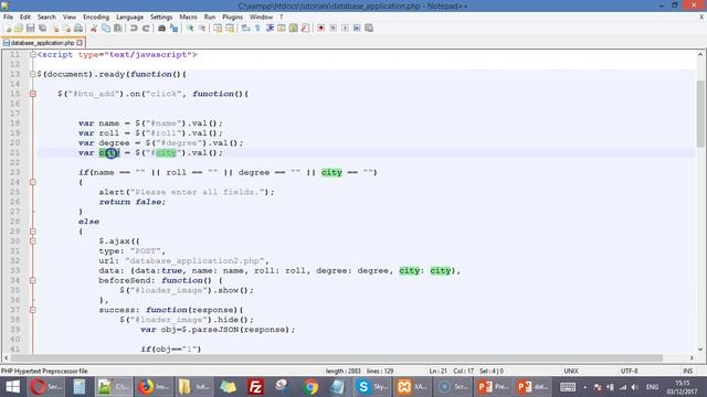 Insert Data into MySQL in PHP using AJAX with example (Urdu+Hindi) смотреть онлайн