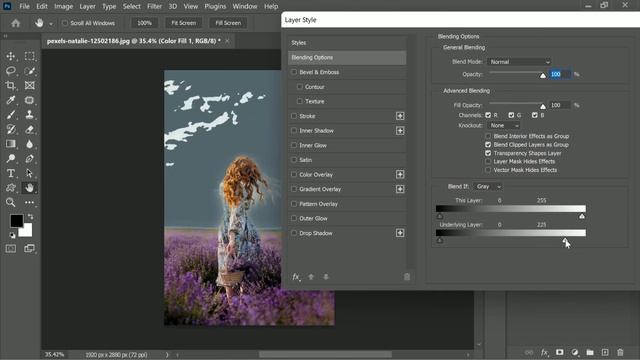 Photoshop Tutorial - How To Create A Dramatic Sky - Photo Editing Techniques
