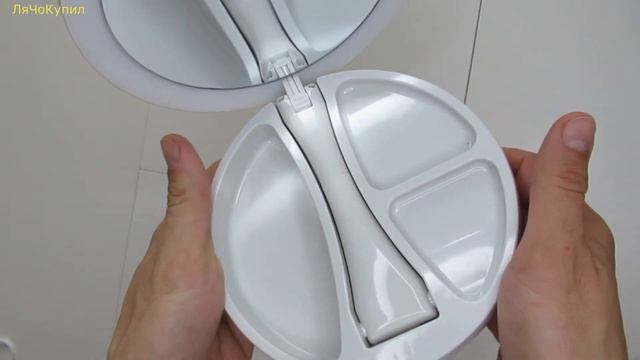 Складное Зеркало для Макияжа с Подсветкой. Алиэкспресс. Обзор. Распаковка. смотреть онлайн
