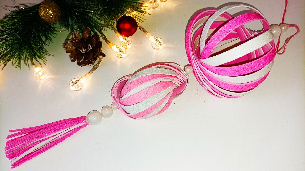 Большая игрушка на уличную городскую ёлку без клея из фоамирана смотреть онлайн