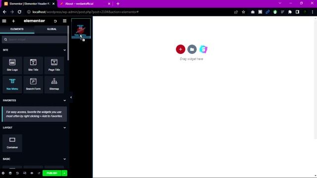 Elementor Sidebar Navigation Menu Vertical Header in WordPress | DesignWithAI смотреть онлайн