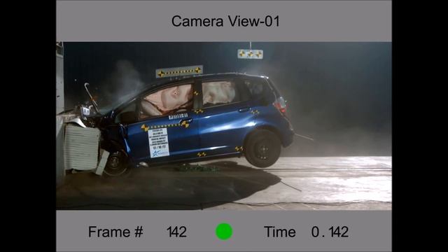 Todd Tracy IIHS moderate-overlap crash test of 2013 Honda Fit with aftermarket parts at Karco смотреть онлайн