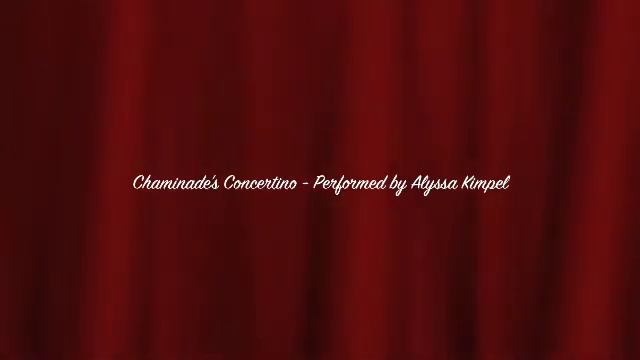 Chaminade's Concertino, op. 107 for Flute and Piano смотреть онлайн