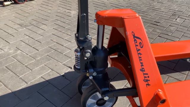 Рокла (гидравлическая тележка) Leistunglift DF-25 (колеса резина) смотреть онлайн