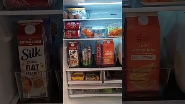 NEW FRIDGE ORGANIZATION!! AMAZON FINDS!! смотреть онлайн