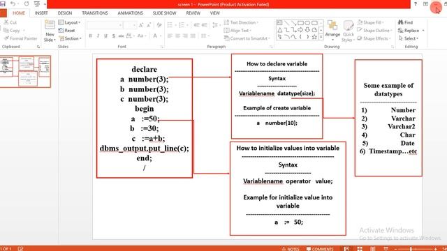 Introduction of PL/SQL смотреть онлайн