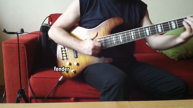 TEST -BABICZ VS org FENDER mostek -BRIDGE. Fender Jazz Bass deluxe FMT V смотреть онлайн