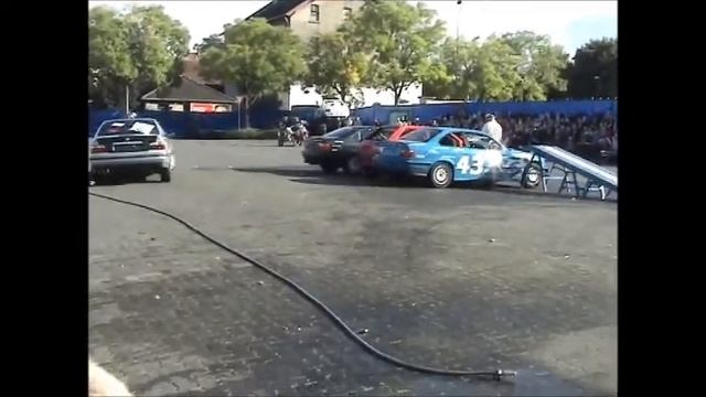 Stunt show in Detmold (Germany), Шоу трюков в Детмольде (Германия) смотреть онлайн