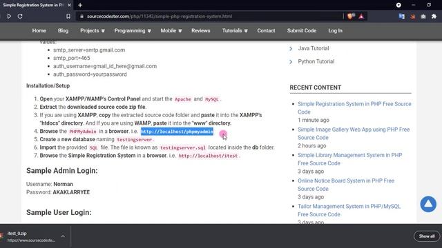 Simple Registration System in PHP DEMO смотреть онлайн