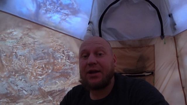 Зимняя рыбалка с ночевкой В палатке две ночи на льду смотреть онлайн