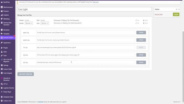 Custom font not working or not showing elementor pro смотреть онлайн