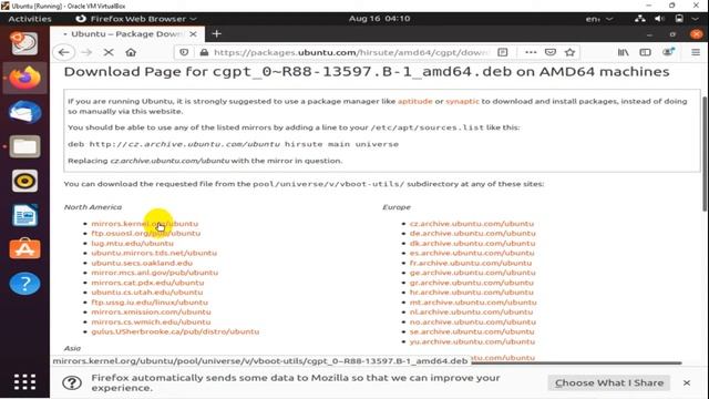 Unable to locate package cgpt - Ubuntu смотреть онлайн