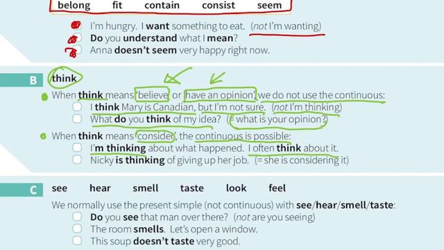 Grammar in Use Unit 4 (Present Continuous and Present Simple 2) смотреть онлайн