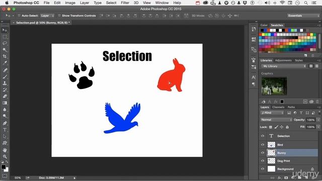 Layer Selection Tricks |Adobe photoshop cc 2015 (Tutorial) смотреть онлайн