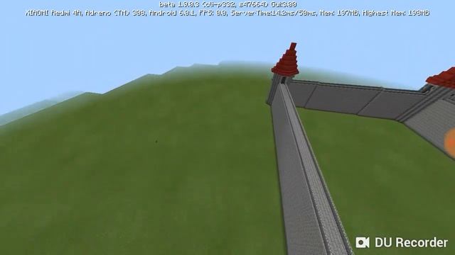 Сделал часть замка! (стены и вход) смотреть онлайн