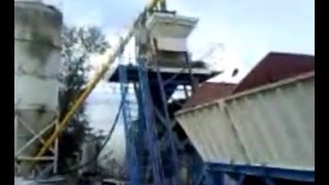 Бетонный завод. Бетонозавод. Производство бетона. смотреть онлайн