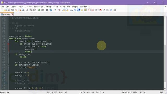 #Pygame Урок 3.4 Клавиши в игровом цикле смотреть онлайн