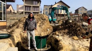 Установка современного септика для частного дома Евролос Био 5+ в Краснодарском крае -  Дома на Юге