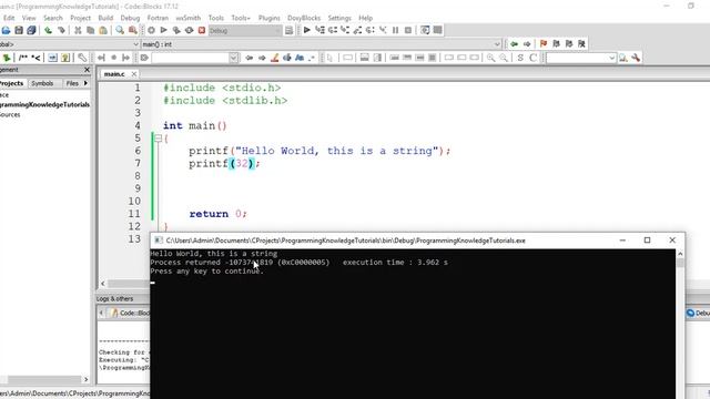 C Programming Tutorial for Beginners 3 - Placeholders for Input and Output смотреть онлайн