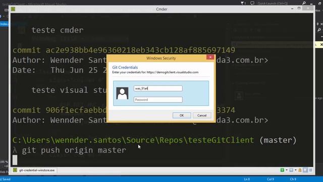 Visual Studio Online - Habilitando Command Line Git Client смотреть онлайн